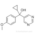 5-pyrimidinemethanol, a-cyclopropyl-a- (4-méthoxyphényl) - CAS 12771-68-5